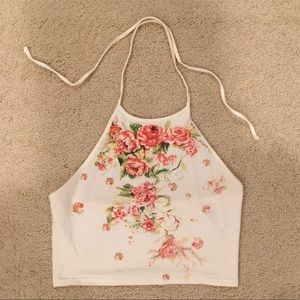 Forever 21 Floral Halter Top